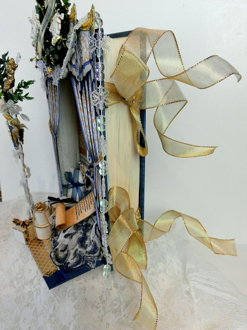 Artfully Musing Shadow Box Book Tutorial Featuring Marie